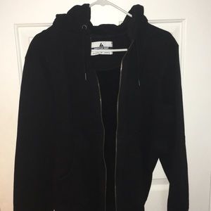 American Giant Classic Full Zip Hoodie Black Sz M